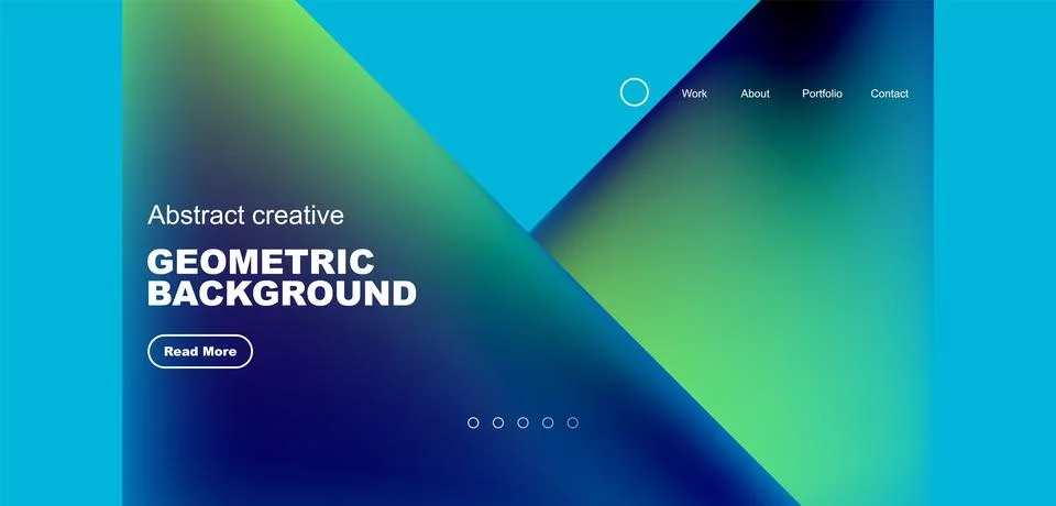 Fluid triangles minimal abstract background. Techno or business concept, pattern 库存插图