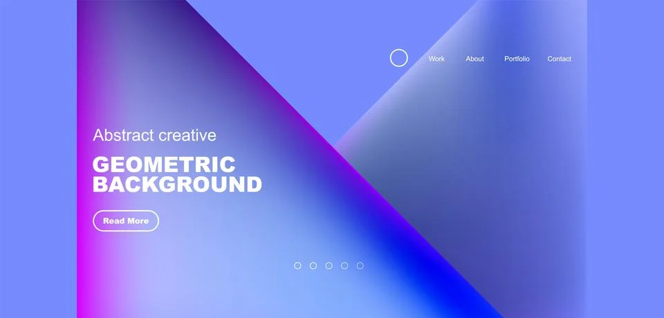 Fluid triangles minimal abstract background. Techno or business concept, pattern Illustrazione stock