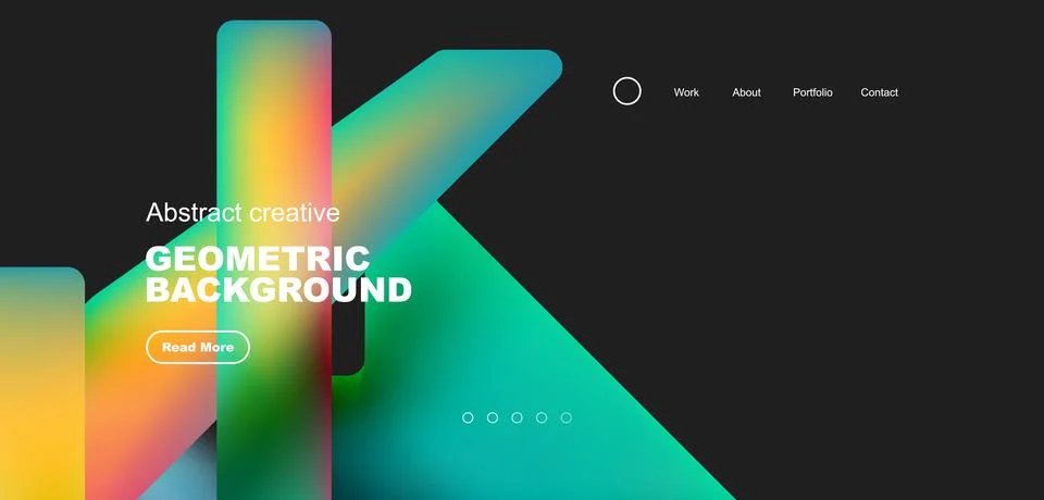 Fluid triangles minimal abstract background. Techno or business concept, pattern Illustrazione stock
