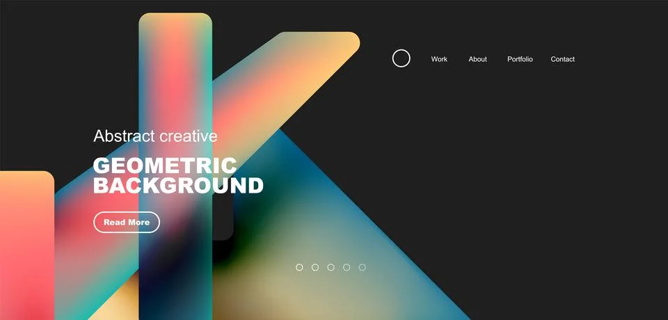 Fluid triangles minimal abstract background. Techno or business concept, pattern 스톡 일러스트