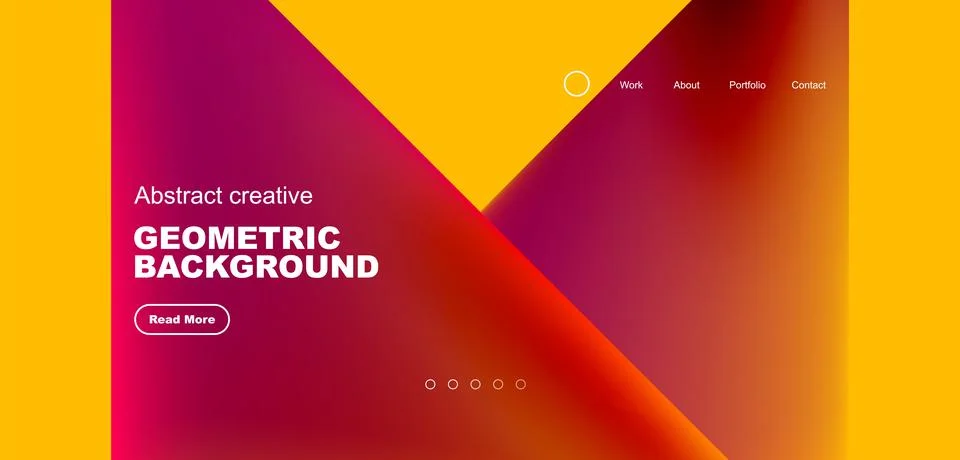Fluid triangles minimal abstract background. Techno or business concept, pattern Illustrazione stock