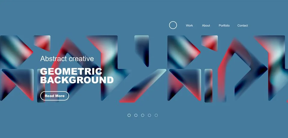 Fluid triangles minimal abstract background. Techno or business concept, pattern Stock Illustration