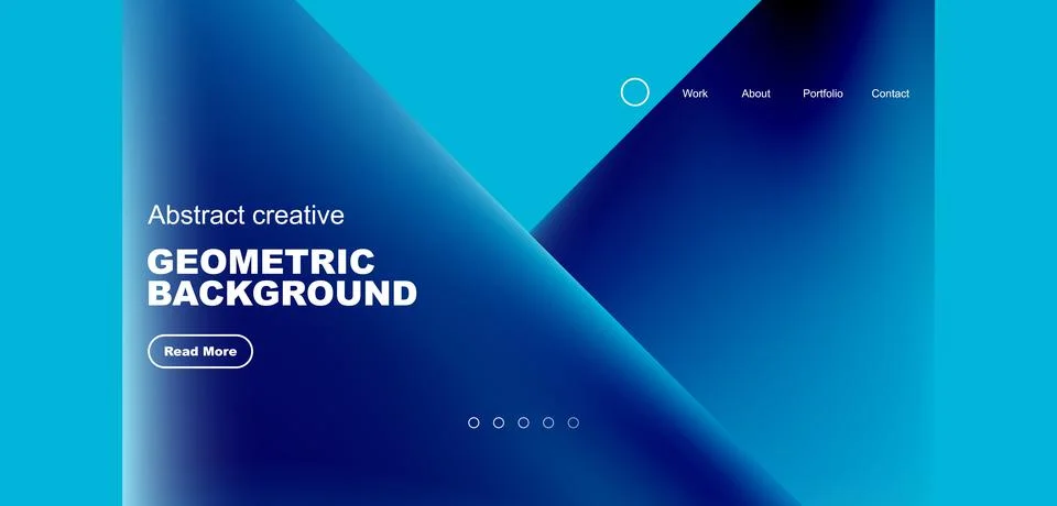 Fluid triangles minimal abstract background. Techno or business concept, pattern Stock Illustration