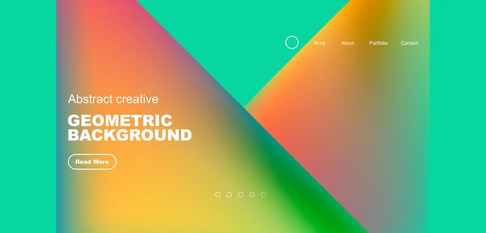 Fluid triangles minimal abstract background. Techno or business concept, pattern Stock Illustration