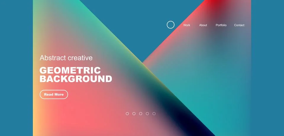 Fluid triangles minimal abstract background. Techno or business concept, pattern Stock Illustration