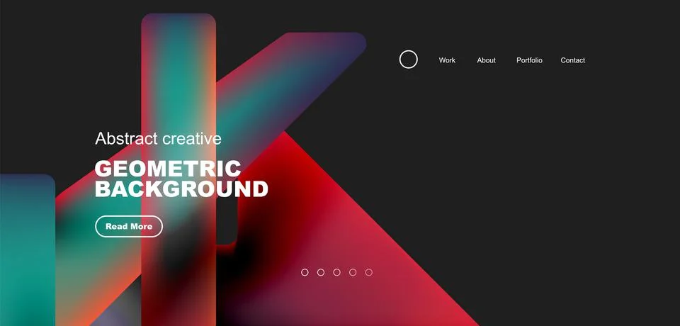 Fluid triangles minimal abstract background. Techno or business concept, pattern Illustrazione stock