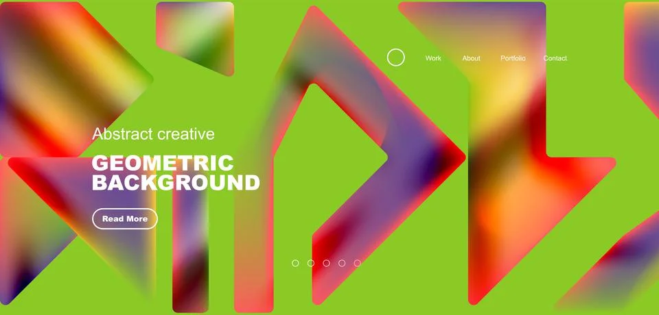 Fluid triangles minimal abstract background. Techno or business concept, pattern Stock Illustration