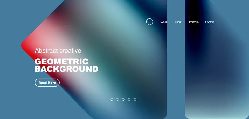 Fluid triangles minimal abstract background. Techno or business concept, pattern Illustrazione stock