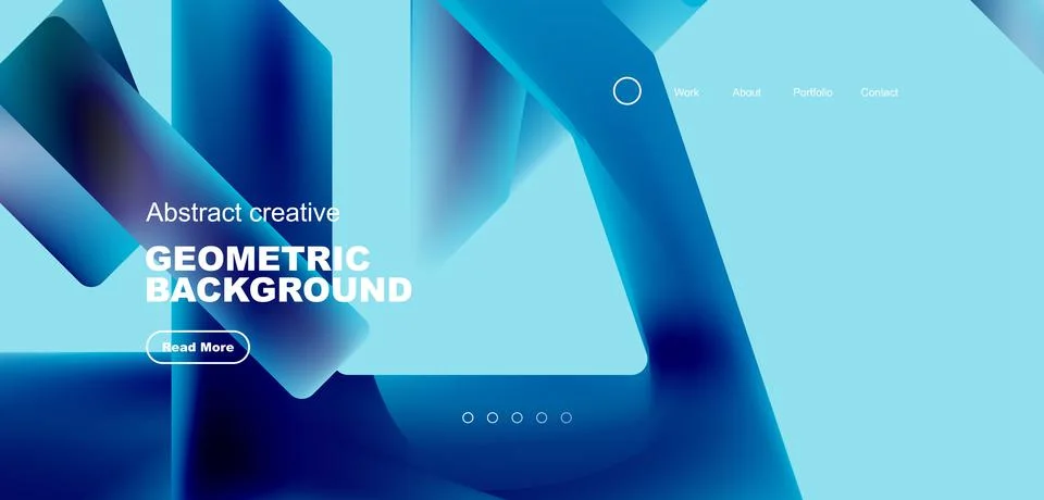 Fluid triangles minimal abstract background. Techno or business concept, pattern Stock Illustration