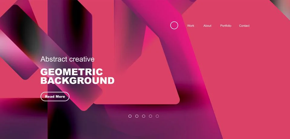 Fluid triangles minimal abstract background. Techno or business concept, pattern Stock Illustration