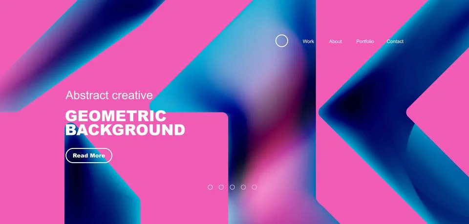 Fluid triangles minimal abstract background. Techno or business concept, pattern イラスト素材