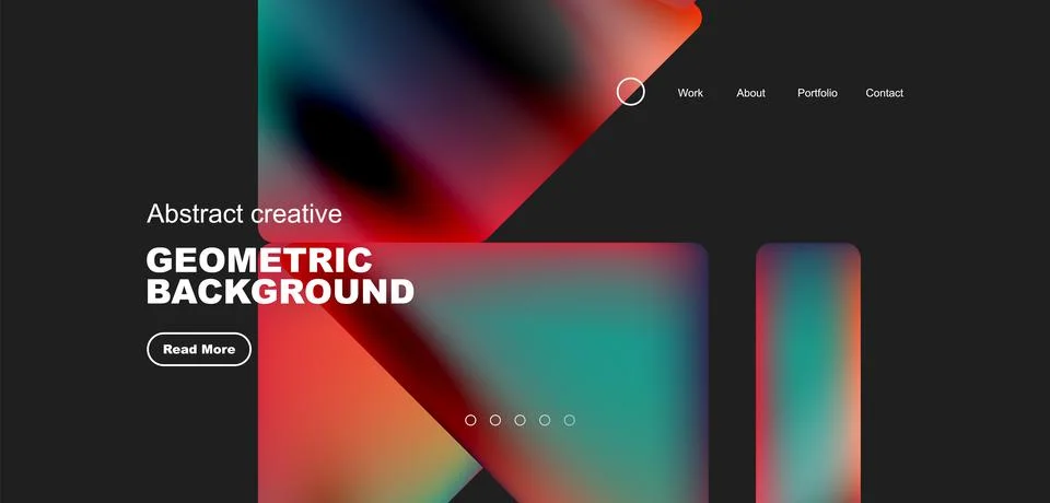 Fluid triangles minimal abstract background. Techno or business concept, pattern Illustrazione stock