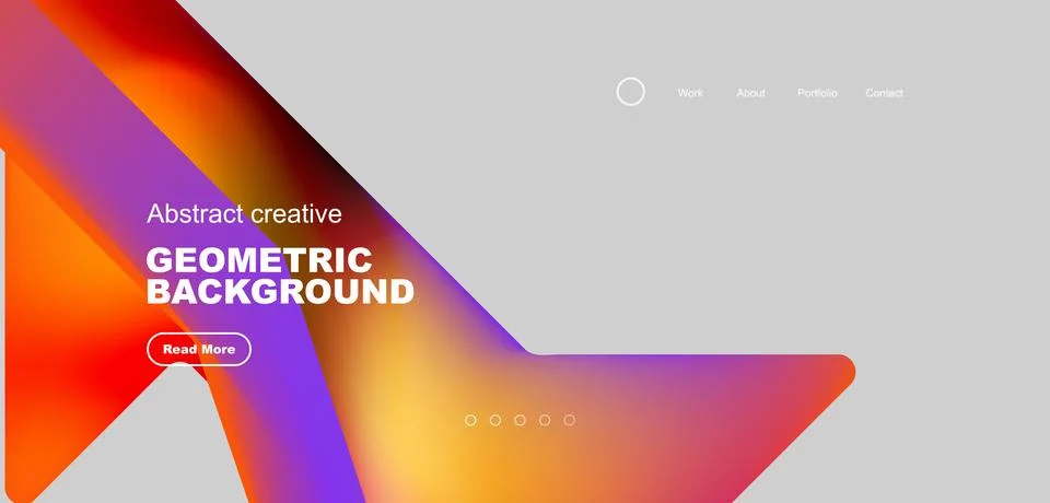 Fluid triangles minimal abstract background. Techno or business concept, pattern 스톡 일러스트