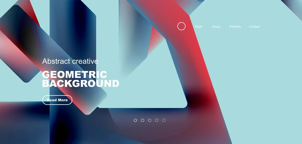 Fluid triangles minimal abstract background. Techno or business concept, pattern 스톡 일러스트