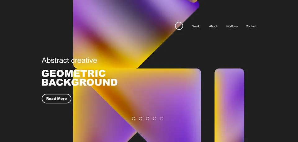 Fluid triangles minimal abstract background. Techno or business concept, pattern Stock Illustration