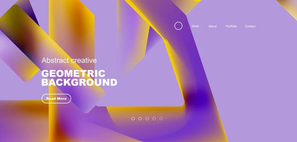 Fluid triangles minimal abstract background. Techno or business concept, pattern 스톡 일러스트