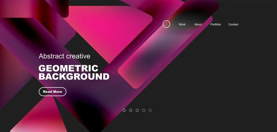 Fluid triangles minimal abstract background. Techno or business concept, pattern Stock Illustration