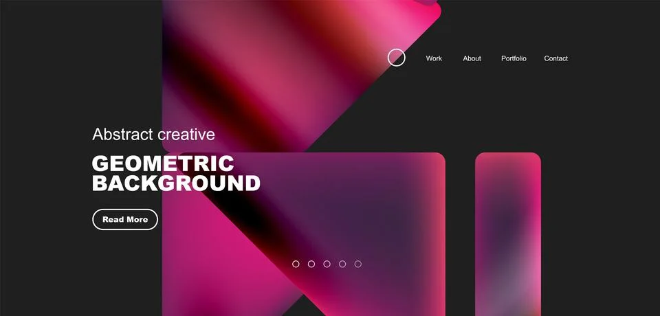 Fluid triangles minimal abstract background. Techno or business concept, pattern Stock Illustration
