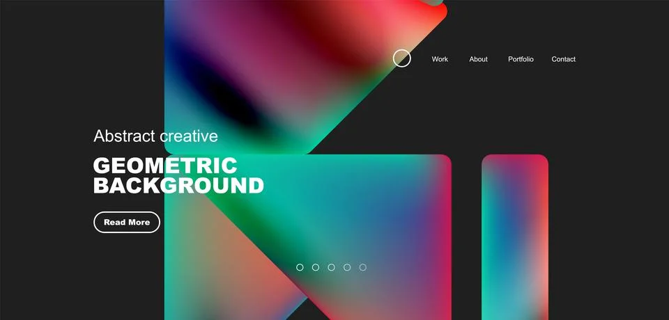 Fluid triangles minimal abstract background. Techno or business concept, pattern Stock Illustration