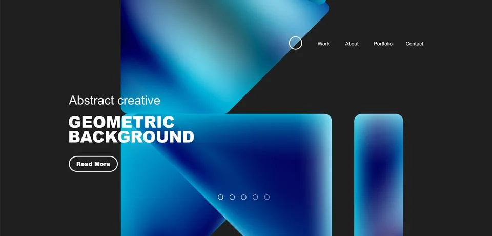 Fluid triangles minimal abstract background. Techno or business concept, pattern Stock Illustration
