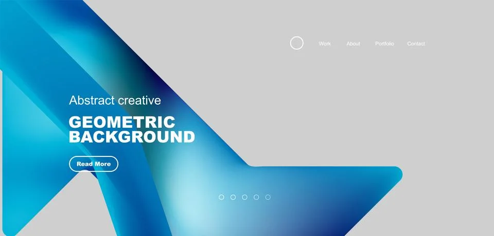 Fluid triangles minimal abstract background. Techno or business concept, pattern Stock Illustration