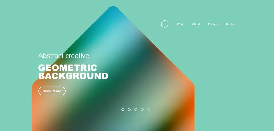 Fluid triangles minimal abstract background. Techno or business concept, pattern Stock Illustration