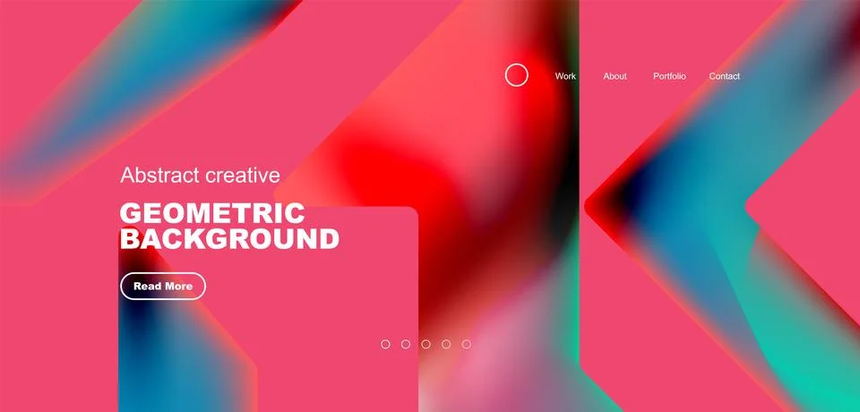 Fluid triangles minimal abstract background. Techno or business concept, pattern イラスト素材