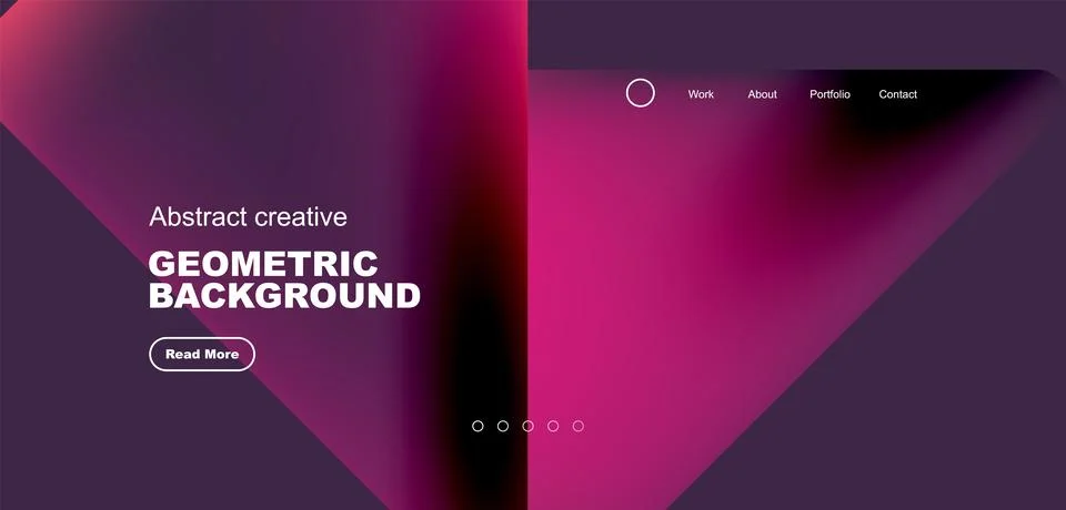 Fluid triangles minimal abstract background. Techno or business concept, pattern 스톡 일러스트