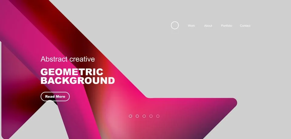 Fluid triangles minimal abstract background. Techno or business concept, pattern Stock Illustration
