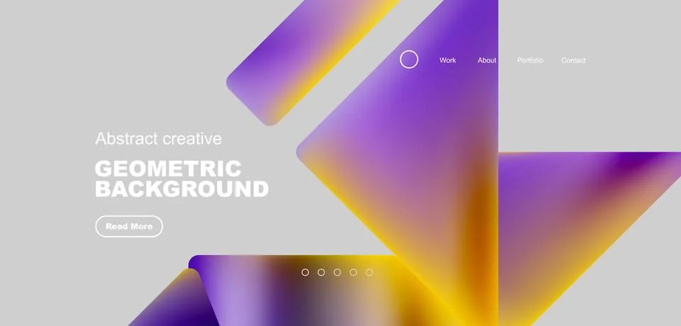 Fluid triangles minimal abstract background. Techno or business concept, pattern Stock Illustration