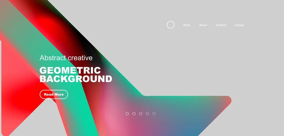 Fluid triangles minimal abstract background. Techno or business concept, pattern Stock Illustration