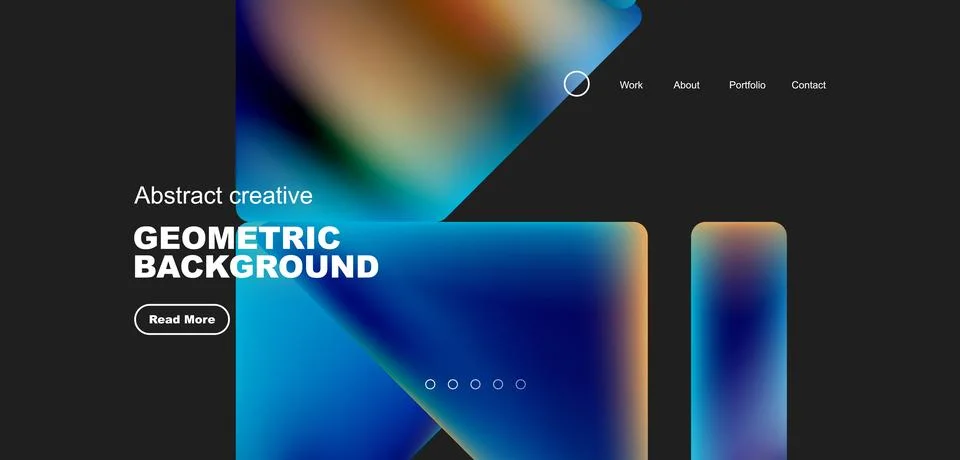 Fluid triangles minimal abstract background. Techno or business concept, pattern 스톡 일러스트