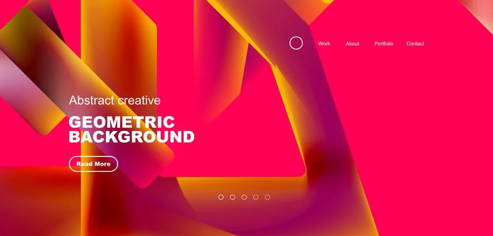 Fluid triangles minimal abstract background. Techno or business concept, pattern Stock Illustration