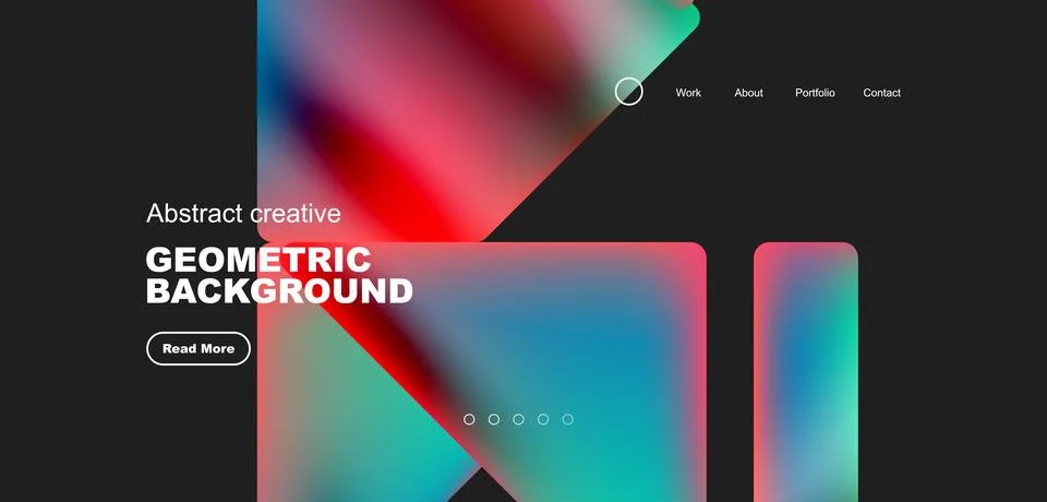 Fluid triangles minimal abstract background. Techno or business concept, pattern Stock Illustration