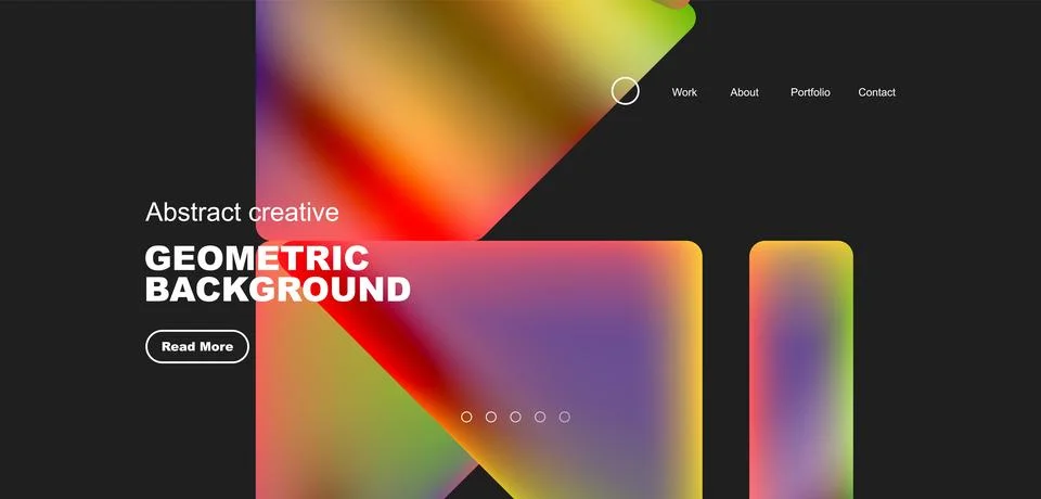 Fluid triangles minimal abstract background. Techno or business concept, pattern Stock Illustration