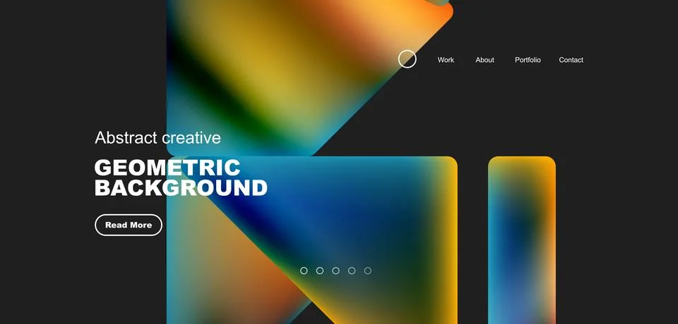Fluid triangles minimal abstract background. Techno or business concept, pattern Stock Illustration