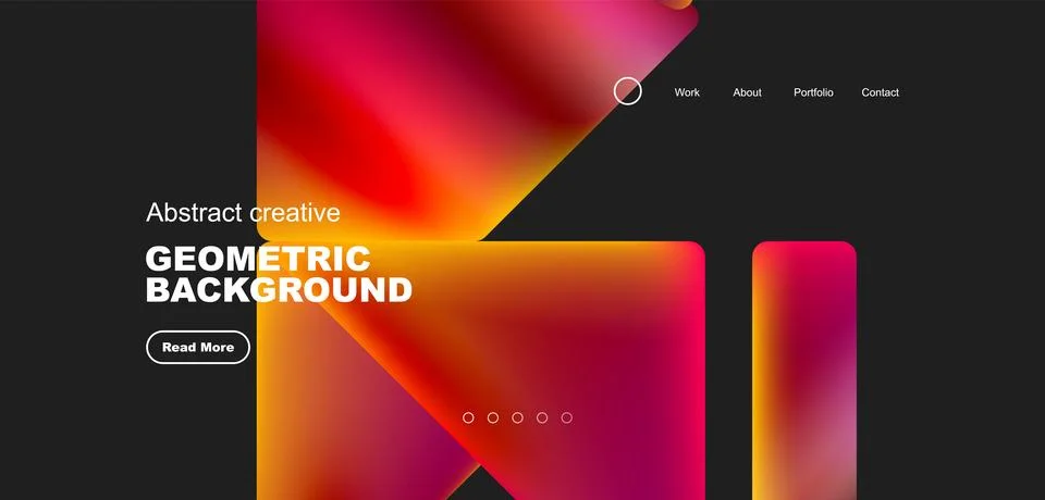 Fluid triangles minimal abstract background. Techno or business concept, pattern Stock Illustration
