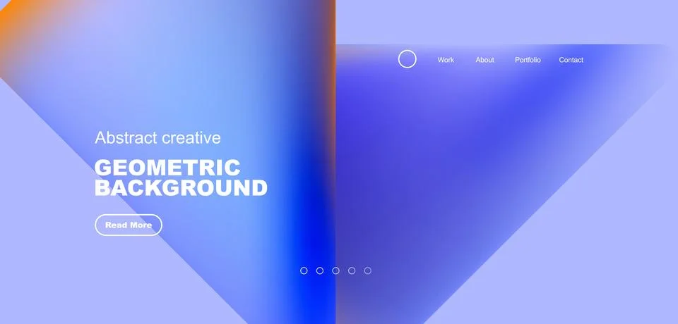 Fluid triangles minimal abstract background. Techno or business concept, pattern 스톡 일러스트