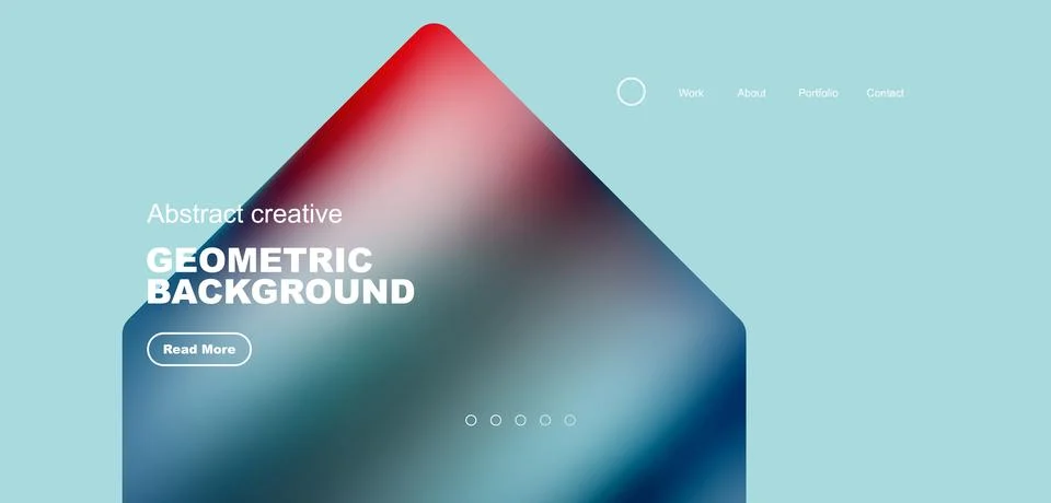 Fluid triangles minimal abstract background. Techno or business concept, pattern Illustrazione stock