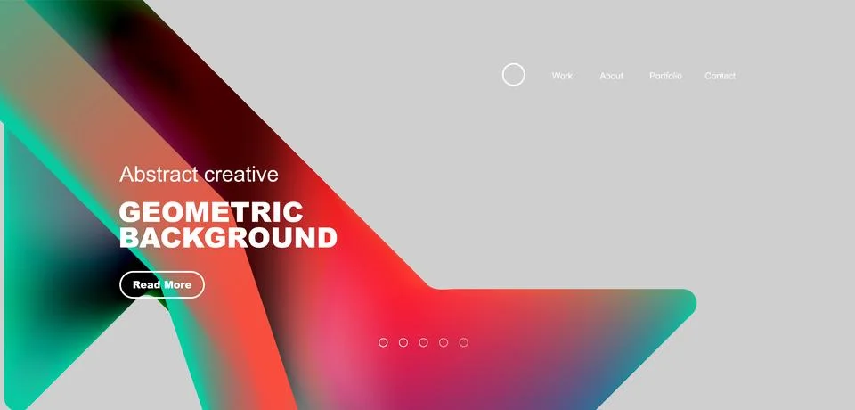 Fluid triangles minimal abstract background. Techno or business concept, pattern Stock Illustration