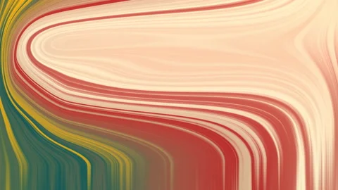Fluid vibrant gradient footage. Moving 4k animation of green yellow red beige Stock Footage 166316943