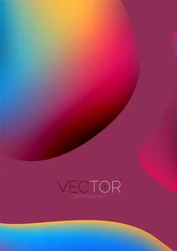 Fluid water drop shape composition abstract background. Vector illustration for イラスト素材