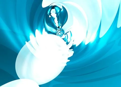 Fluid wave abstract background illustration Stock Illustration