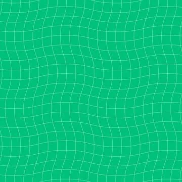 Fluid wave grid perspective abstract line mesh surface green Illustrazione stock