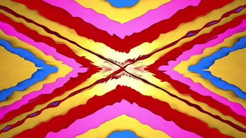 Fluid Wave Stripes Background Loop Stock Footage 302783926