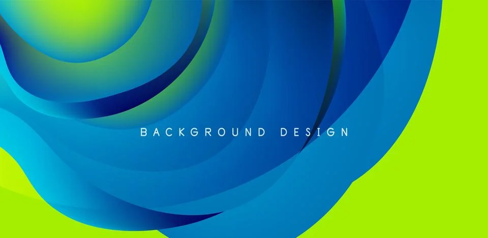 Fluid waves abstract background for covers, templates, flyers, placards イラスト素材