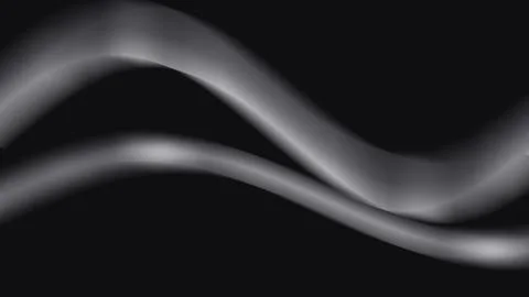 Fluid waves on dark background Illustration