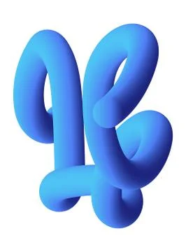 Fluid wavy blue shape background for poster banner or flyer. Liquid 3d futuri Stock-Illustration