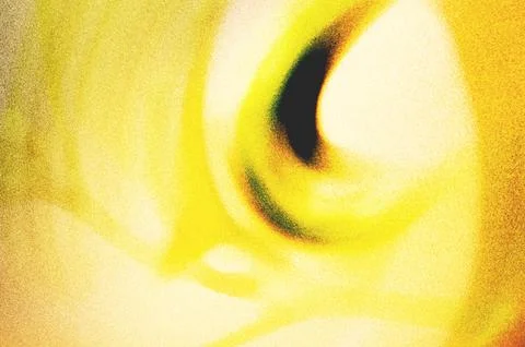 Fluid yellow abstract soft grainy texture background with smooth wave lines.. Stockillustratie