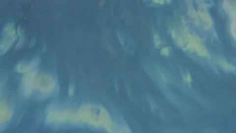 A fluidly moving abstract background with a delicate, flowing texture and a soft Stockbeeldmateriaal 338274899